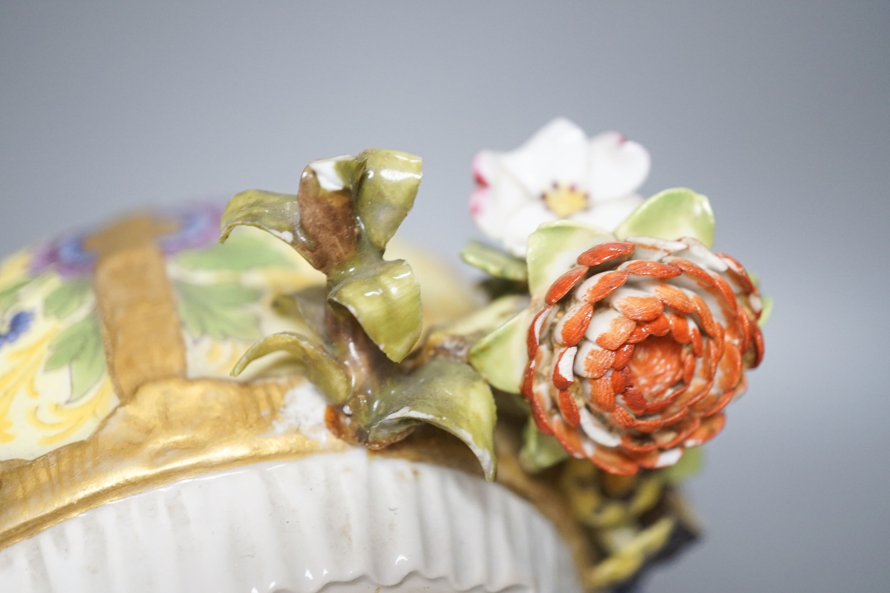 A Meissen porcelain bust of a Bourbon princess, late 19th century, 25cm